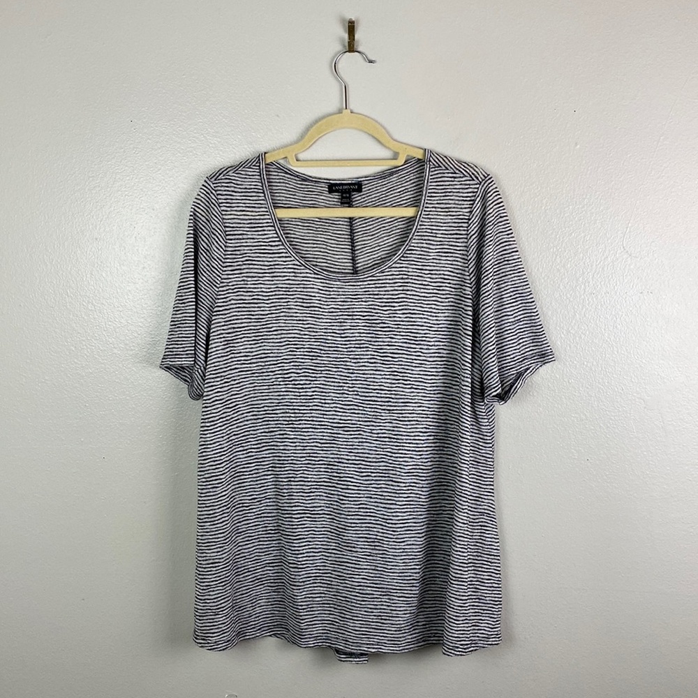 Lane Bryant | Striped 1/2 Sleeve Top Plus 14/16